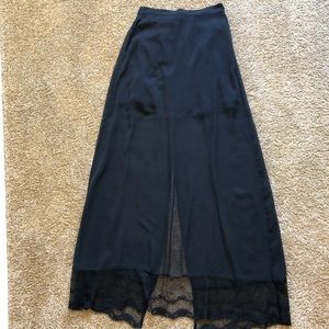 Long Black Skirt